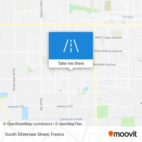 South Silvervale Street map