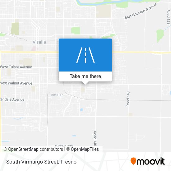 Mapa de South Virmargo Street