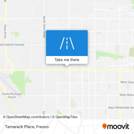 Tamarack Place map
