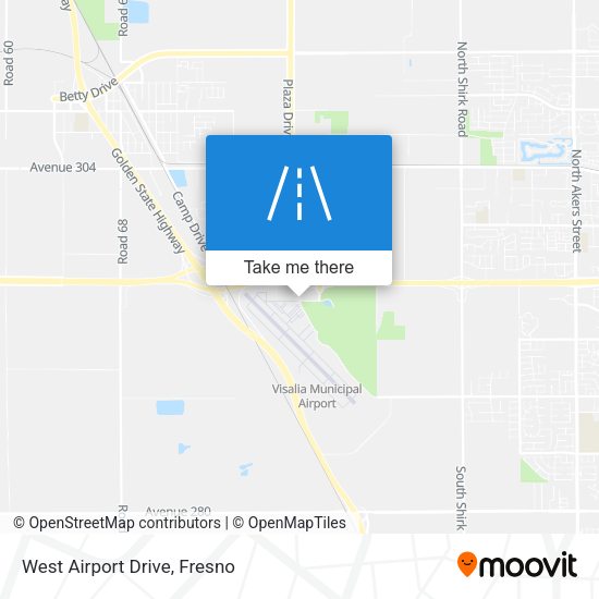 Mapa de West Airport Drive