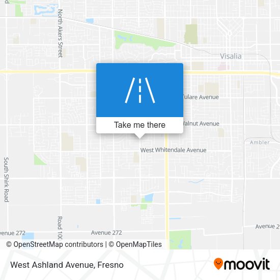 Mapa de West Ashland Avenue