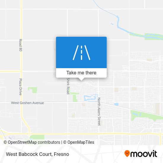 Mapa de West Babcock Court
