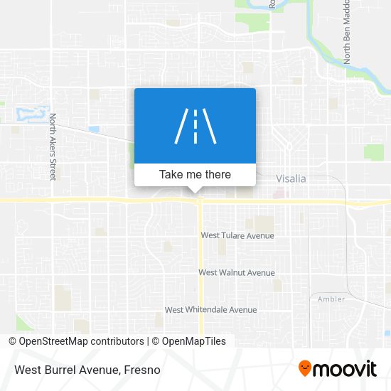 Mapa de West Burrel Avenue