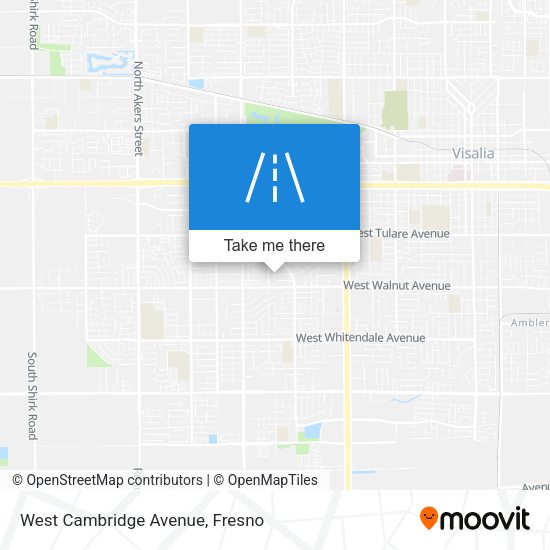 Mapa de West Cambridge Avenue