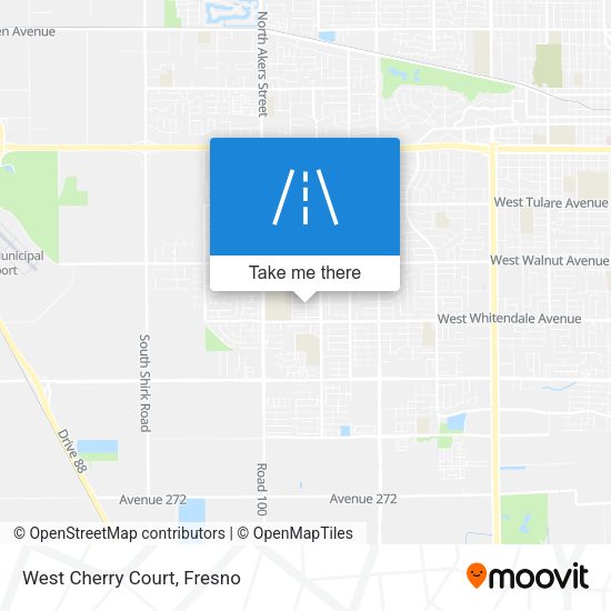 Mapa de West Cherry Court