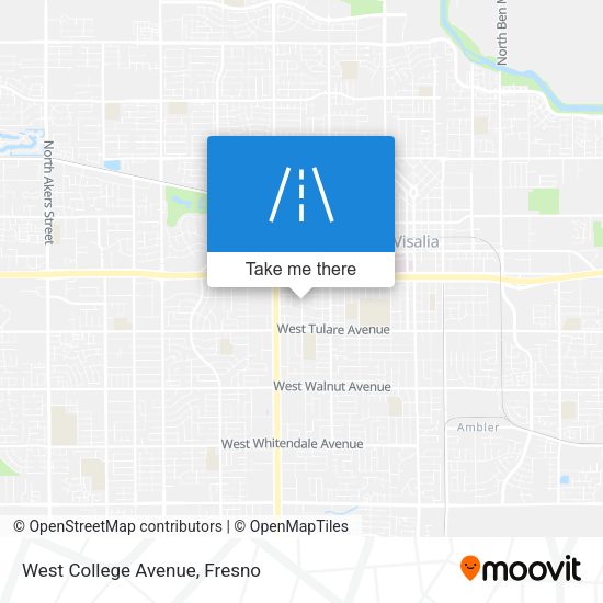 West College Avenue map