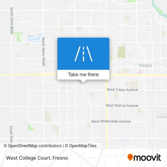 Mapa de West College Court