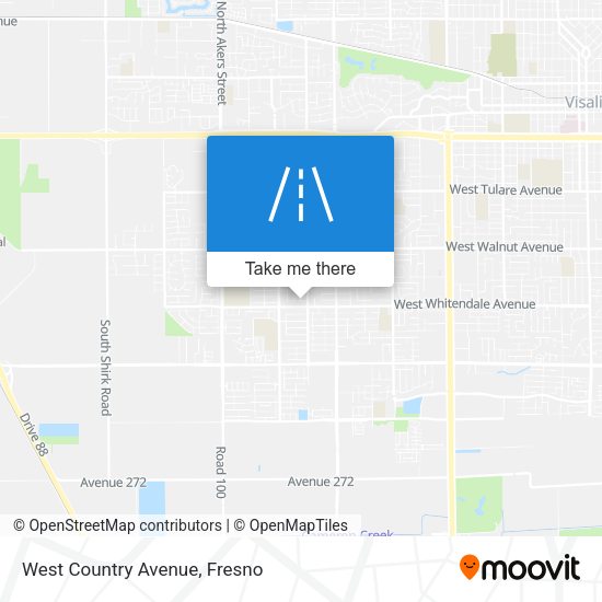 West Country Avenue map