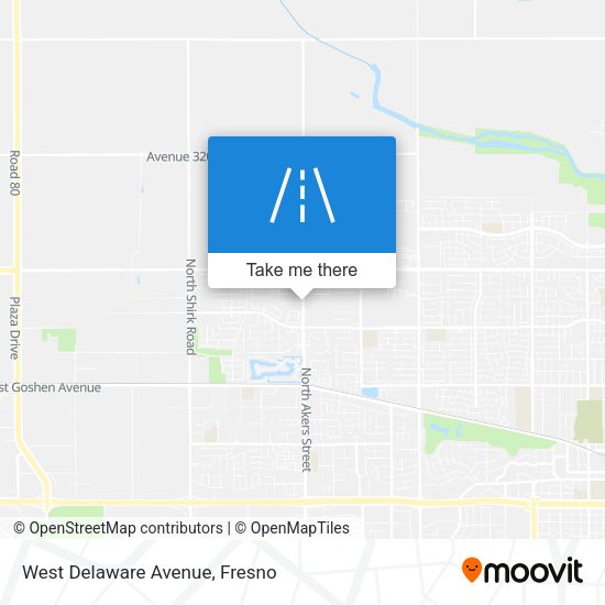 Mapa de West Delaware Avenue