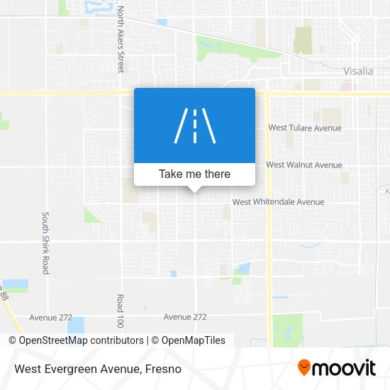 Mapa de West Evergreen Avenue