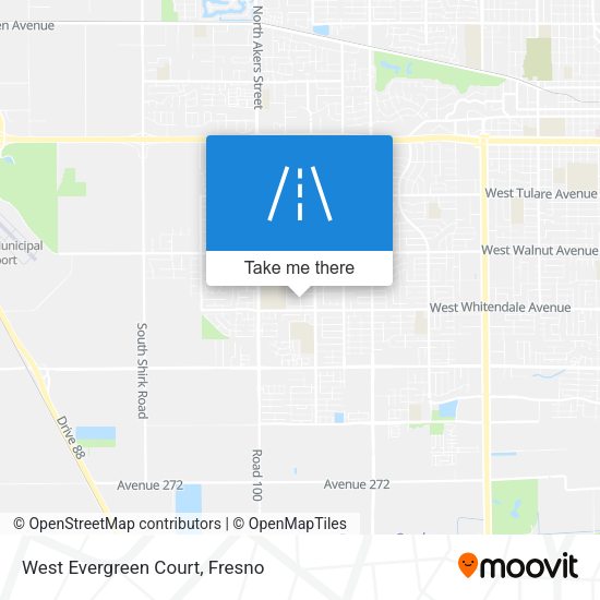 West Evergreen Court map