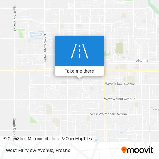 West Fairview Avenue map