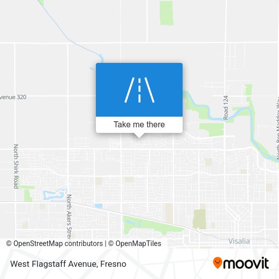 Mapa de West Flagstaff Avenue
