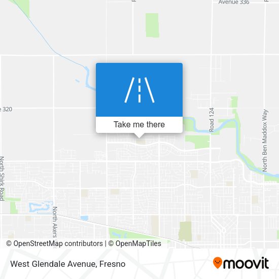 West Glendale Avenue map