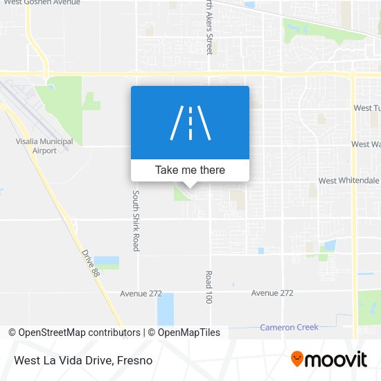 West La Vida Drive map