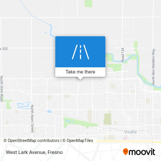 Mapa de West Lark Avenue