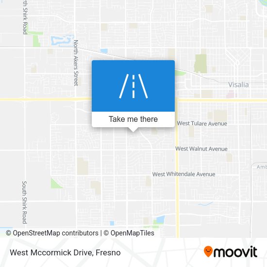 West Mccormick Drive map