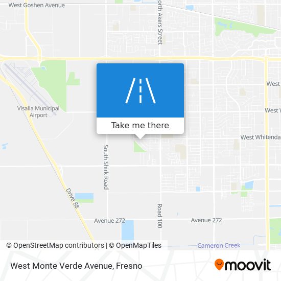 Mapa de West Monte Verde Avenue