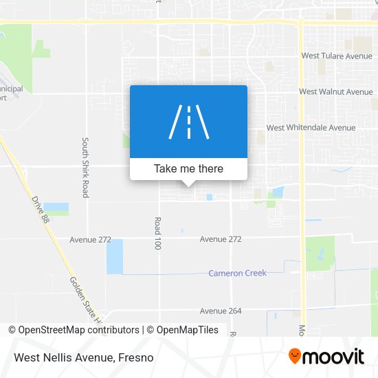 West Nellis Avenue map