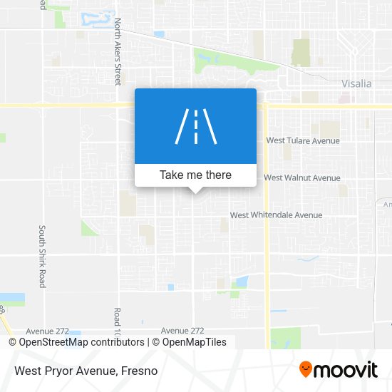 Mapa de West Pryor Avenue