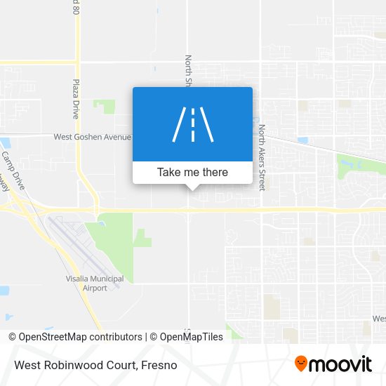 Mapa de West Robinwood Court