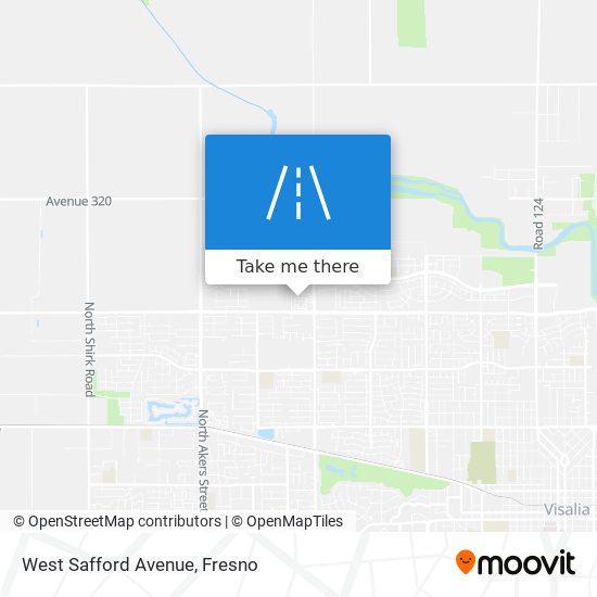 West Safford Avenue map