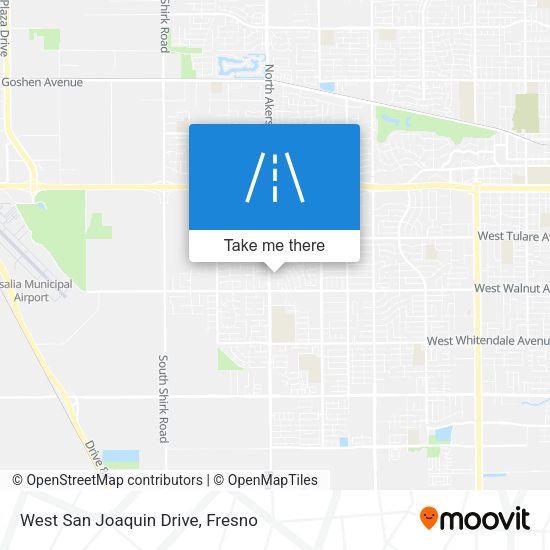 West San Joaquin Drive map