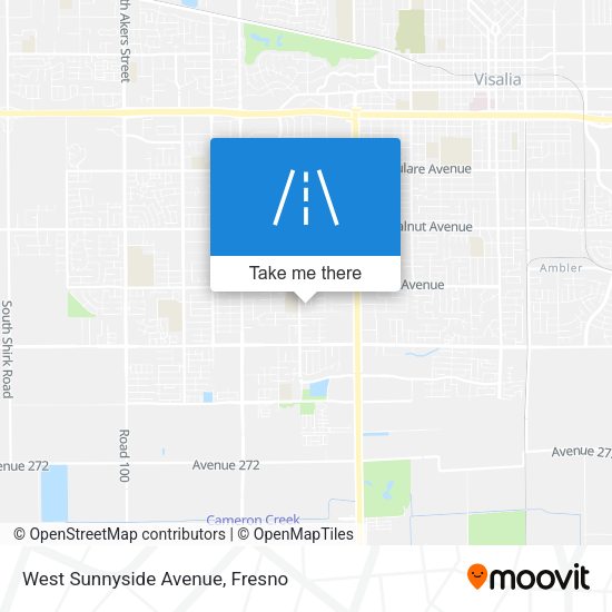 West Sunnyside Avenue map