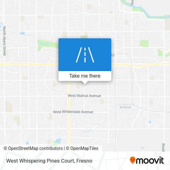 West Whispering Pines Court map