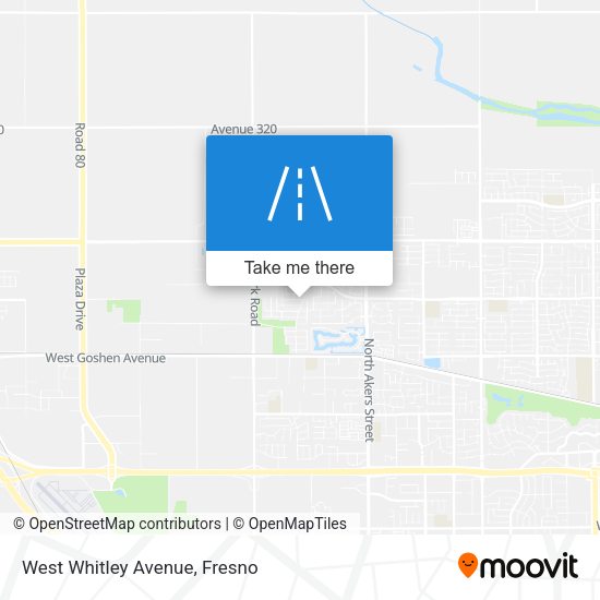 West Whitley Avenue map