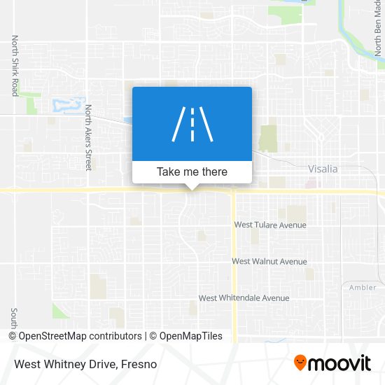 Mapa de West Whitney Drive