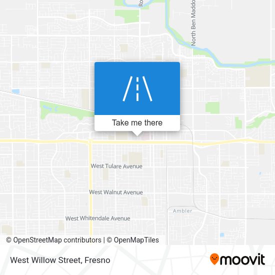West Willow Street map