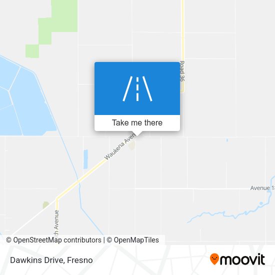 Mapa de Dawkins Drive