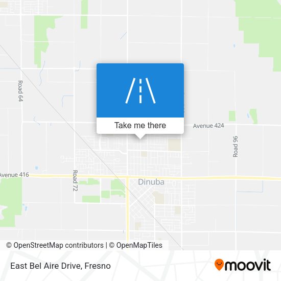 East Bel Aire Drive map
