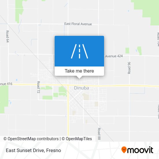 Mapa de East Sunset Drive