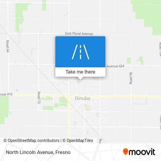 Mapa de North Lincoln Avenue