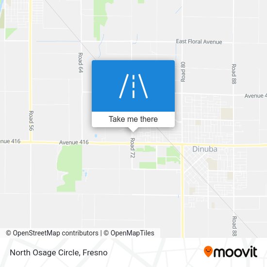 North Osage Circle map