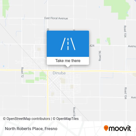 North Roberts Place map