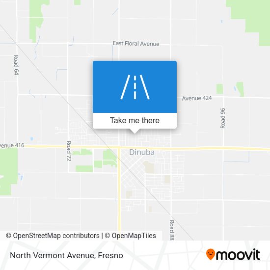 Mapa de North Vermont Avenue