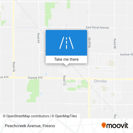 Mapa de Peachcreek Avenue