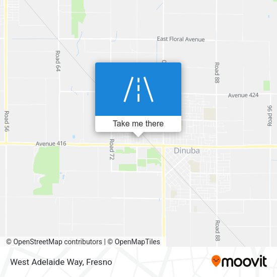 West Adelaide Way map