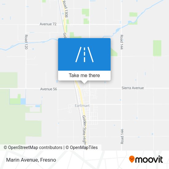 Mapa de Marin Avenue