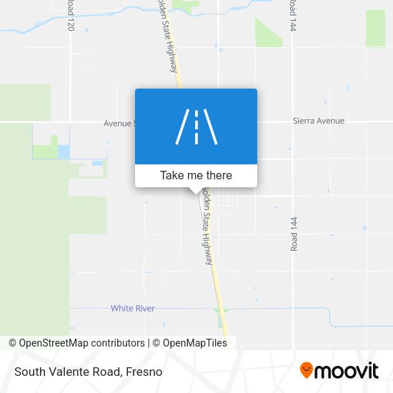 South Valente Road map