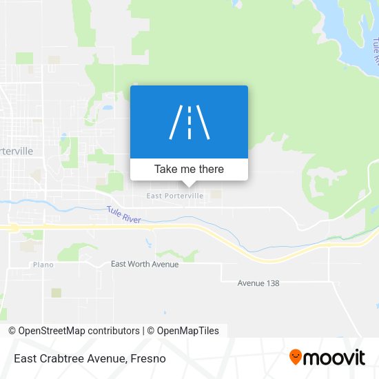 East Crabtree Avenue map