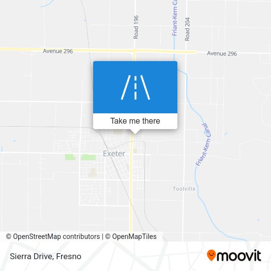 Sierra Drive map