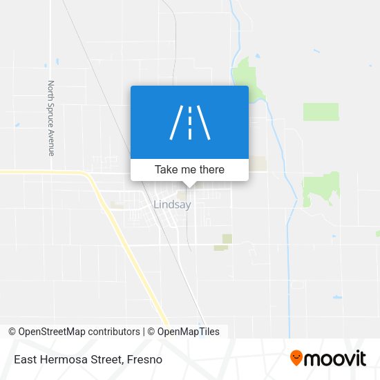 East Hermosa Street map