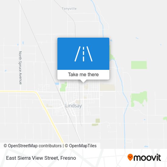 East Sierra View Street map
