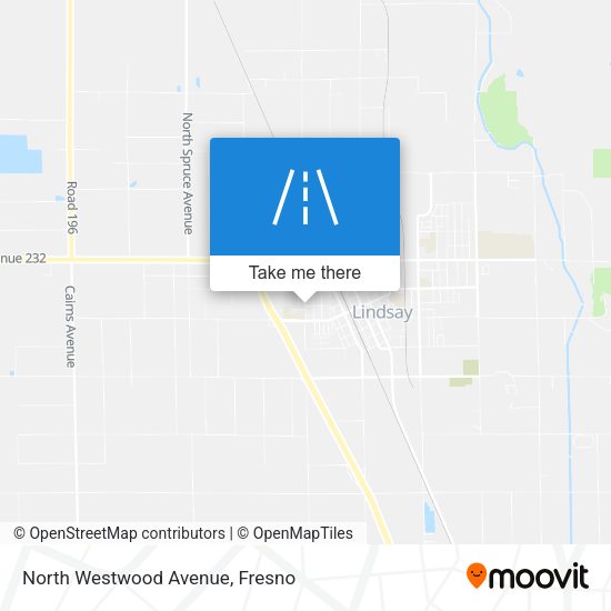 Mapa de North Westwood Avenue