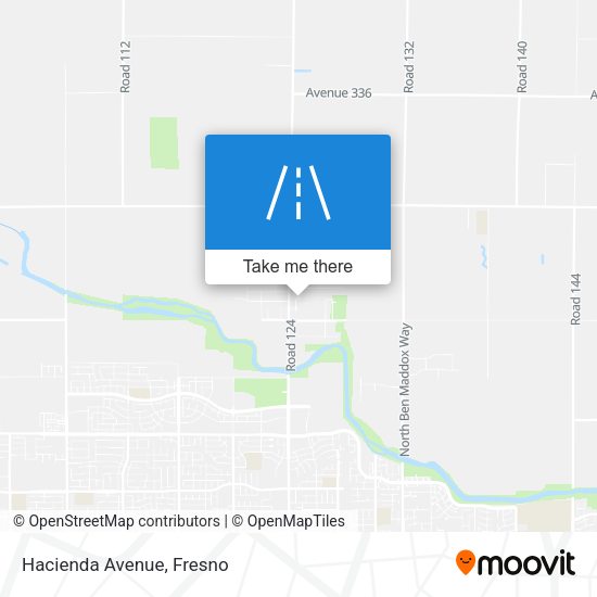 Hacienda Avenue map