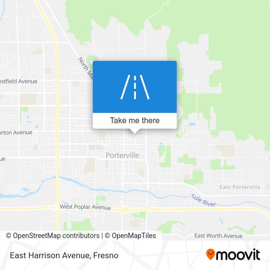 East Harrison Avenue map
